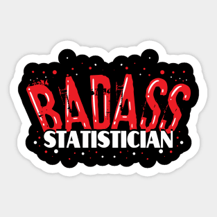 Badass Statistician Sticker